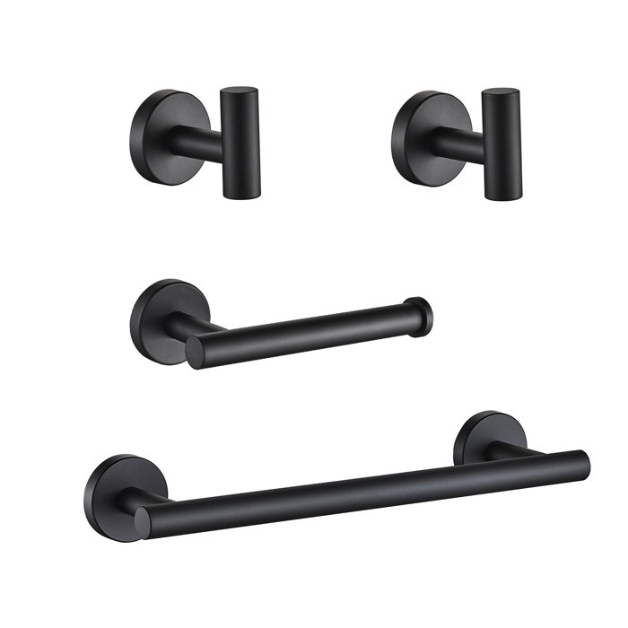 FORIOUS 4 Piece Bathroom Hardware Set & Reviews Wayfair